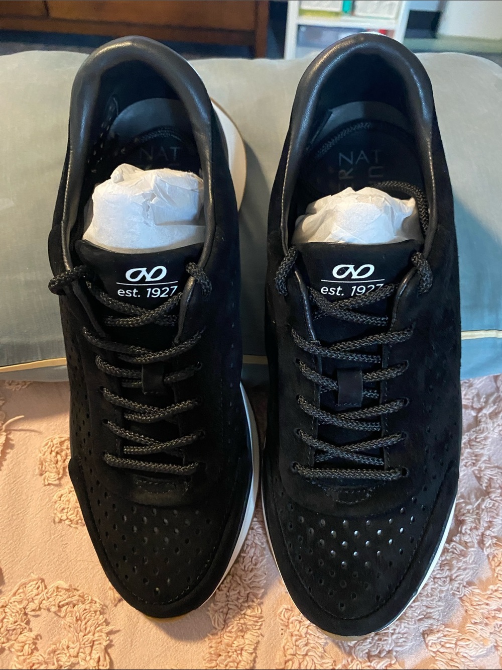 Naturalizer Black Suede Women's Sneaker